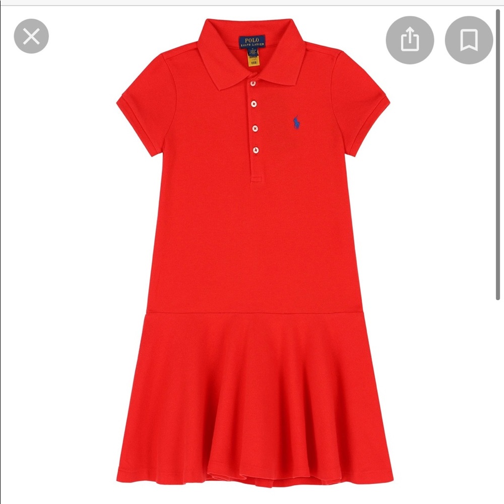 Ralph Lauren Girls Polo Dress 8-10